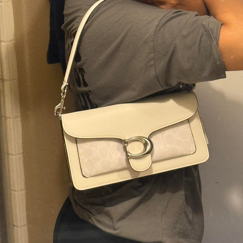 Tabby shoulder bag with signature canvas