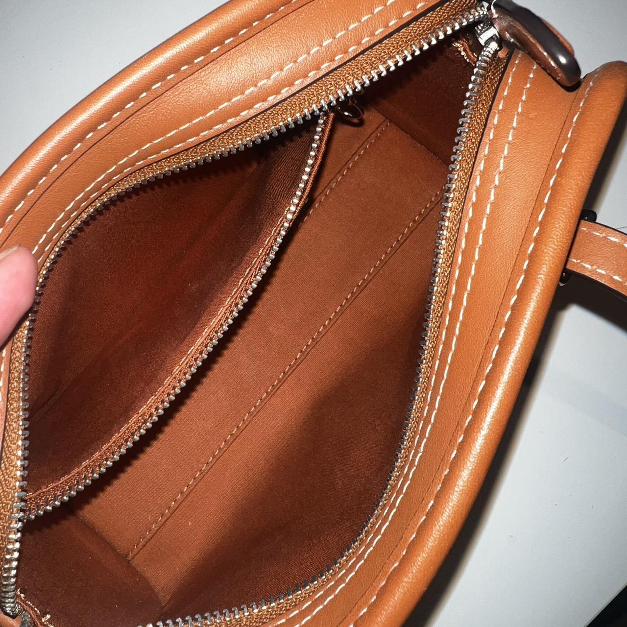 Crystal Swing Zip 20 Leather and Crystal C print canvas