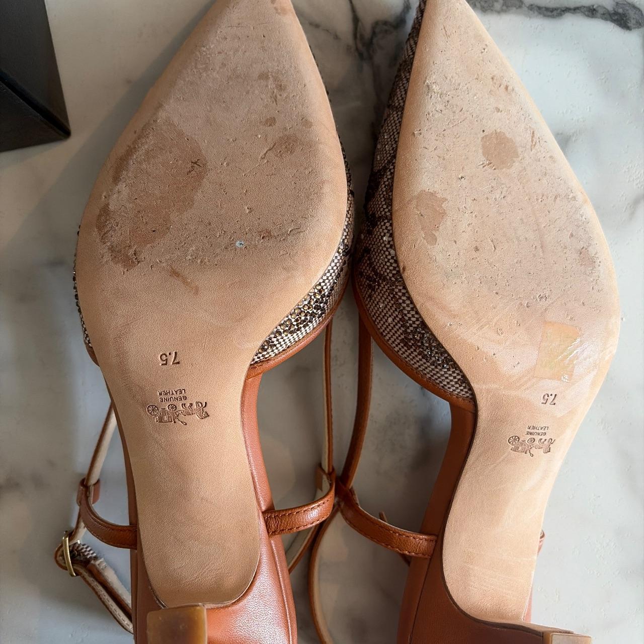 Coach Women's Tan and Gold Footwear