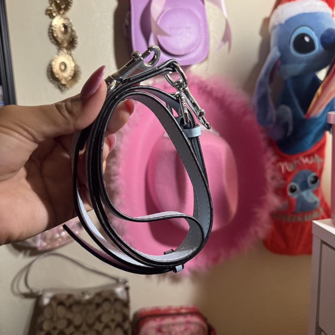 Blue Coach shoulder bag