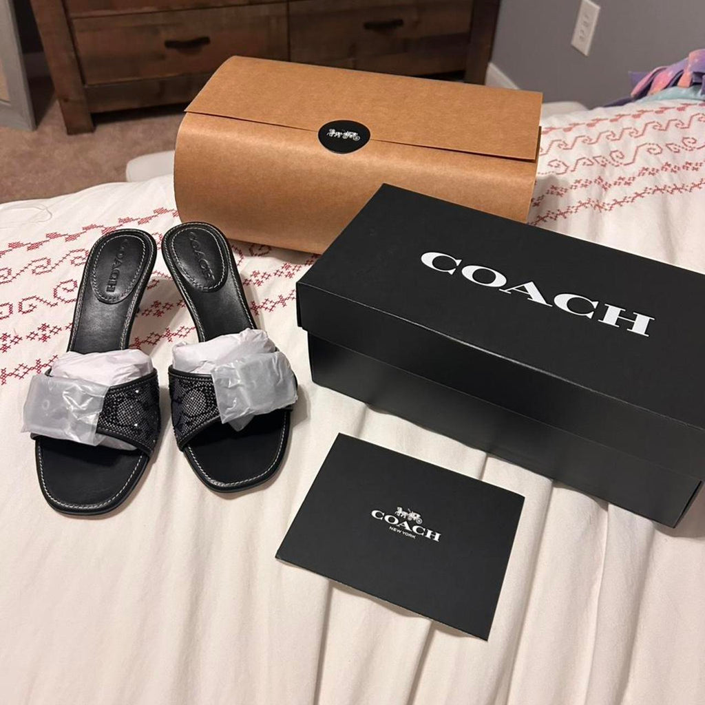 Coach Women's Black Sandals