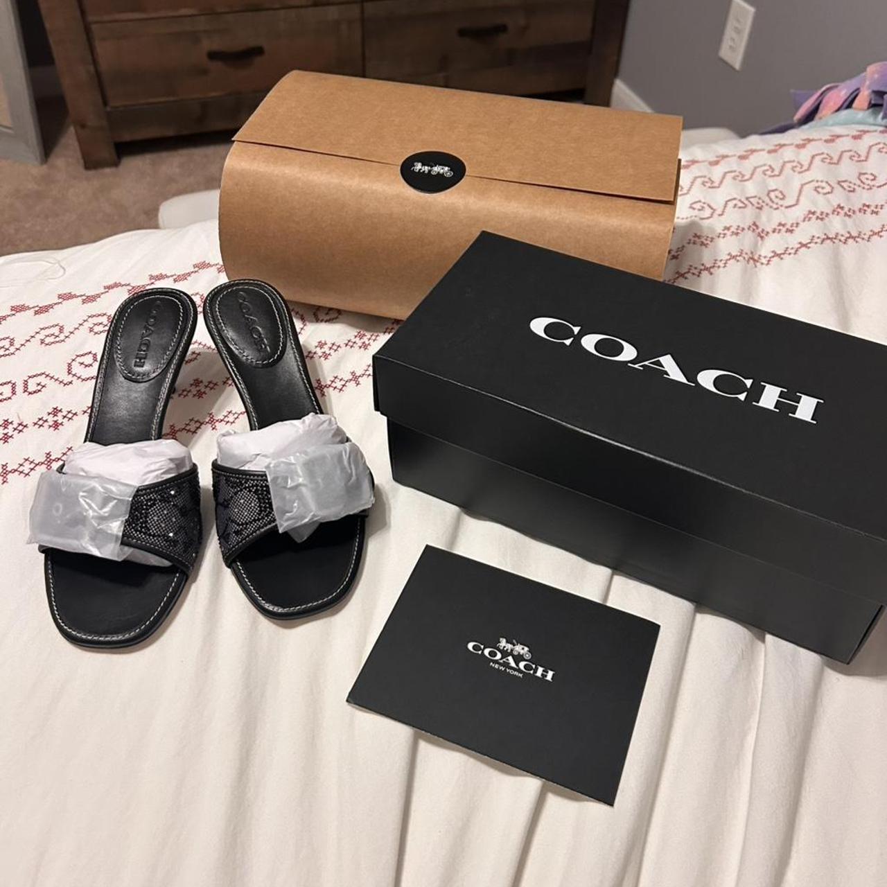 Coach Women's Black Sandals