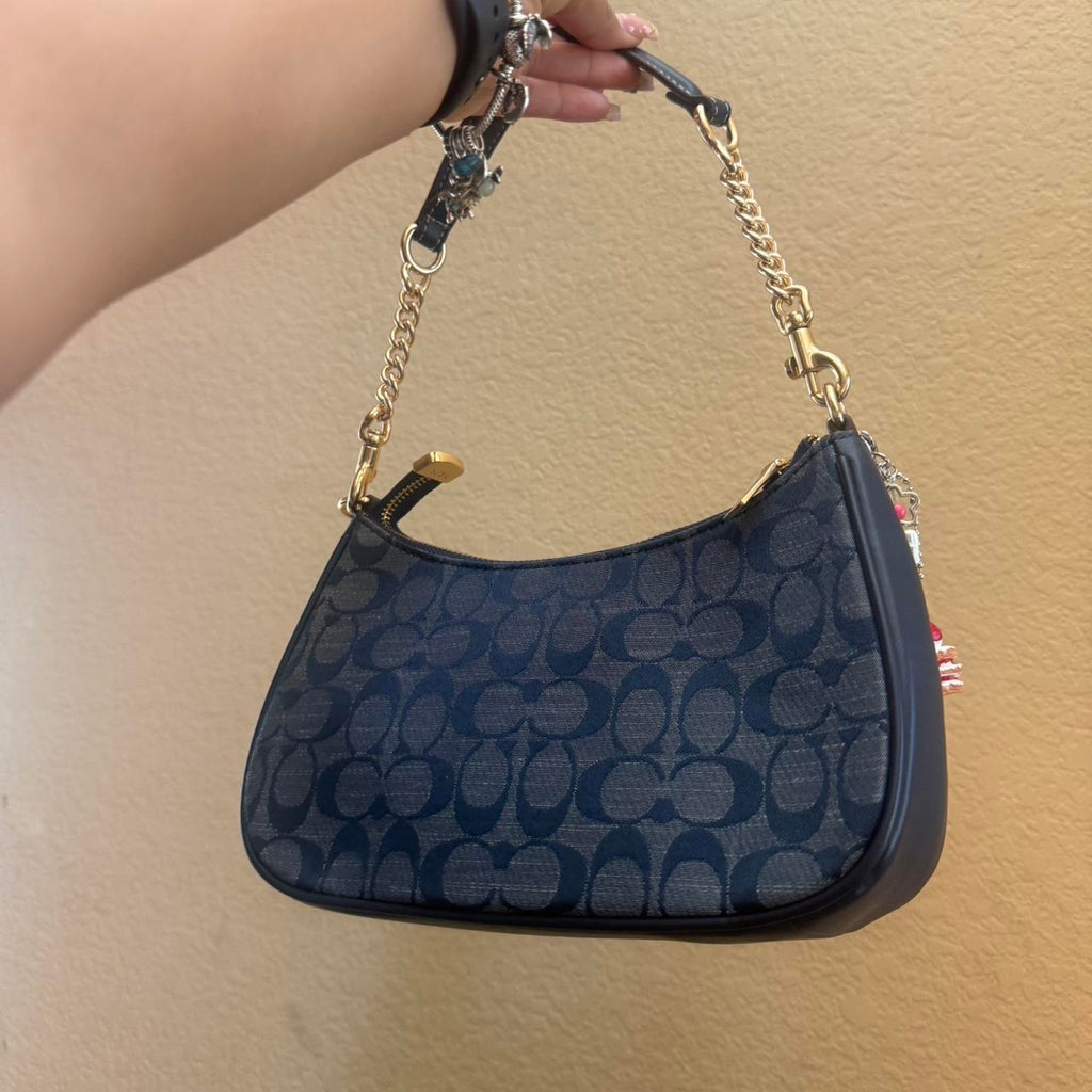Blue coach bag
