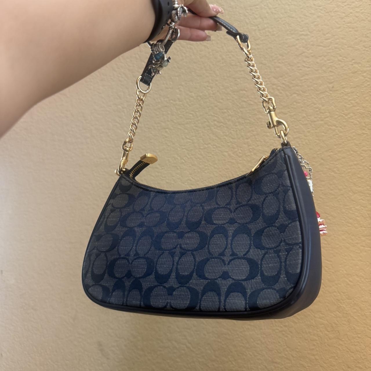 Blue coach bag