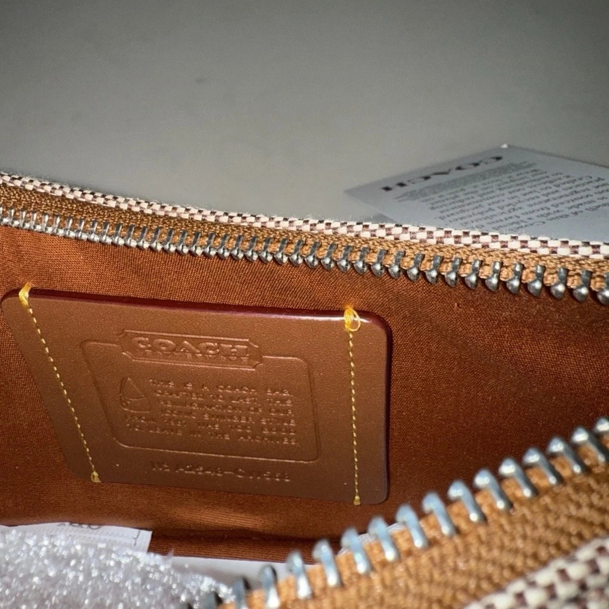 Coach crystal swinger bag